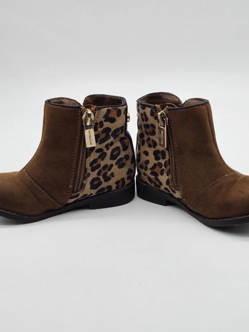 Michael Michael Kors Baby Girls Boots Size 6 Brown Leopard Cowgirl Western Shoes